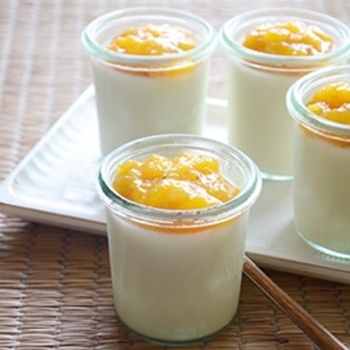 ケフィアブラマンジェ 柿のソース添え レシピ 作り方 By 楽天出店店舗 ケフラン 楽天レシピ